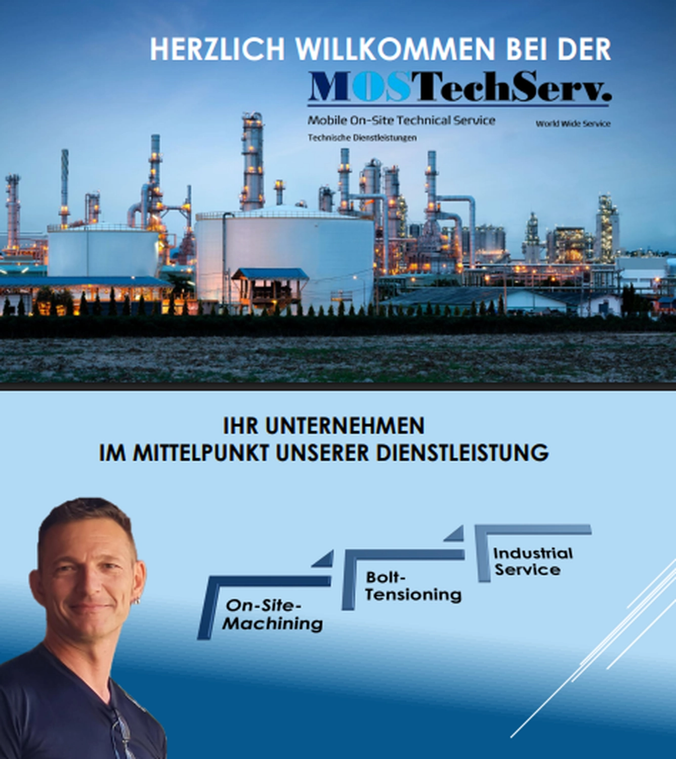 MOSTechServ -  Industrieller, Wartung & Instandhaltung Service -  Flyer